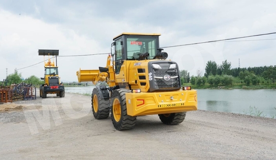 Compact 2.5 Ton Wheel Loader Bucket Capacities 1.2m3 Multi Plate Clutch