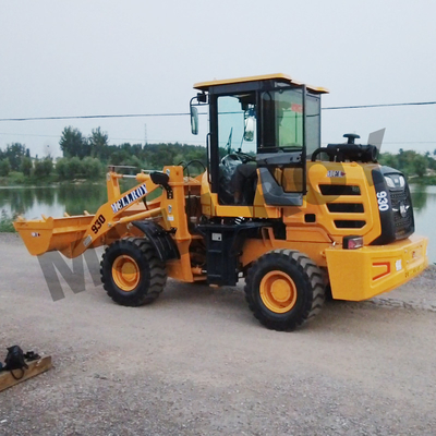 Compact Loading Shovel Wheel Loader For Lifting Debris 28 km/h