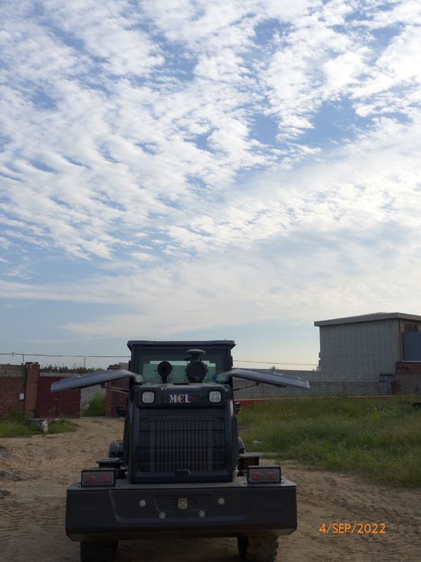 0.2M3 Bucket Front End Wheel Loader Mechanical Joystick Small Loading Shovel Loader