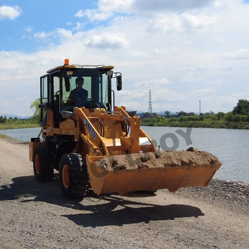 Rate Load 1500 Kg 1.5 Ton Wheel Loader Construction Axle MCL926 Articulated