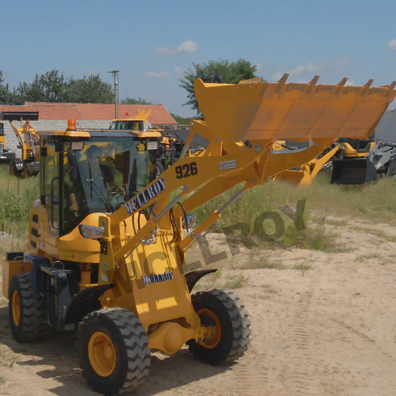 Rate Load 1500 Kg 1.5 Ton Wheel Loader Construction Axle MCL926 Articulated