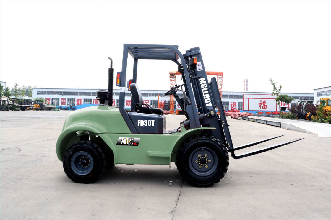 Overall Width1160 Mm Stable Platform All-Terrain Forklift Truck Free Fork Height 100 MmSafe