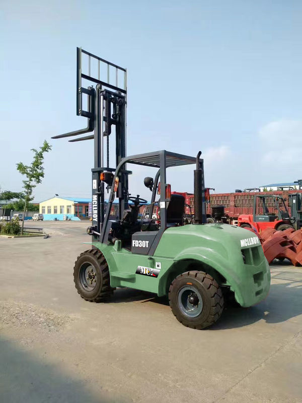 Overall Width1160 Mm Stable Platform All-Terrain Forklift Truck Free Fork Height 100 MmSafe