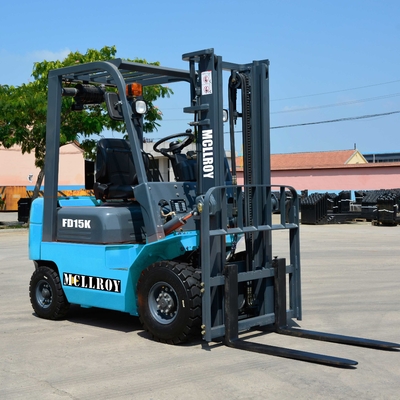 12.3KN Força de tração FD15 motor a diesel com bateria de 12V 80Ah