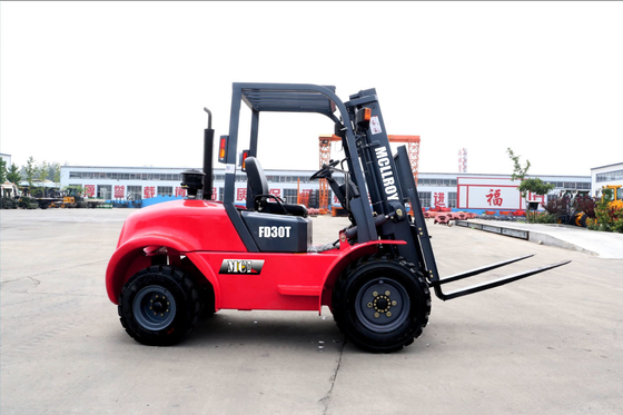 Caminhão elevador de todos os terrenos diesel personalizável Max. Velocidade de elevação Carga total 600 mm/s