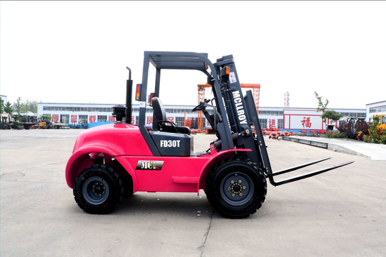 Base das rodas do caminhão elevador-forquilho de terreno acidentado diesel personalizável 1850 mm
