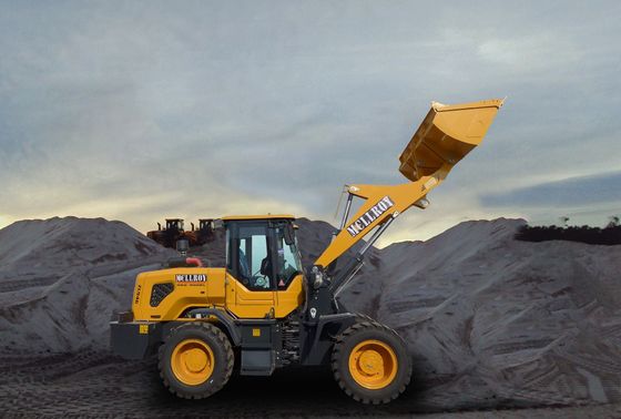 Air Brake Articulated Front Wheel Loader 2400RPM CVT Gearbox