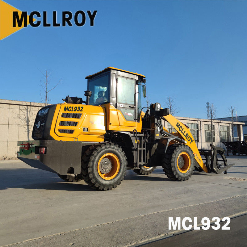 58kw Compact Front Loader , Small Construction Loader MCL932 ZL932