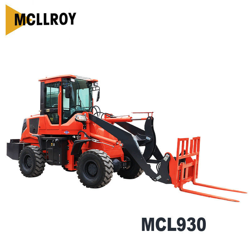 MCL930 Compact 1.5 Ton Wheel Loader Front End 1800KG Rated Load