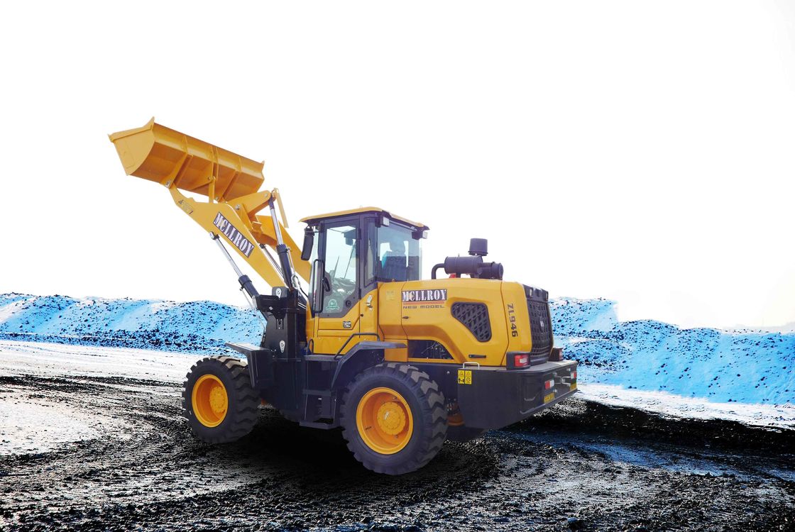 Air Brake Articulated Front Wheel Loader 2400RPM CVT Gearbox