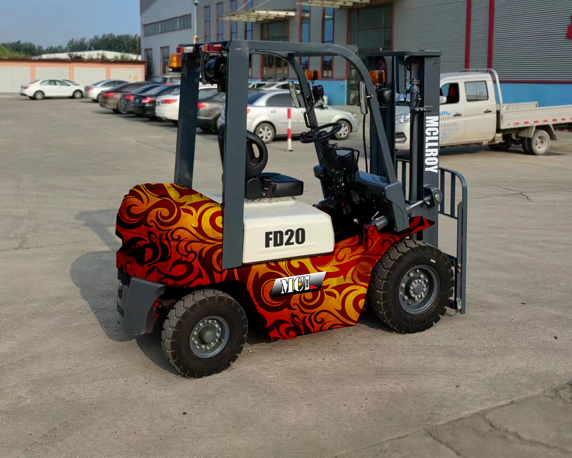 Heavy-Duty Interal Combustion Forklift Truck Overall Length(With/Without Fork) 3523/2453 Mm